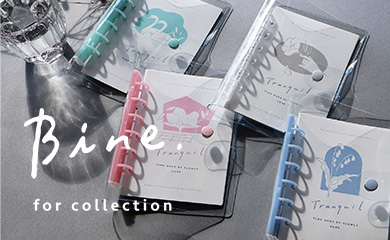 Bine A6クリアバインダー スライドリング