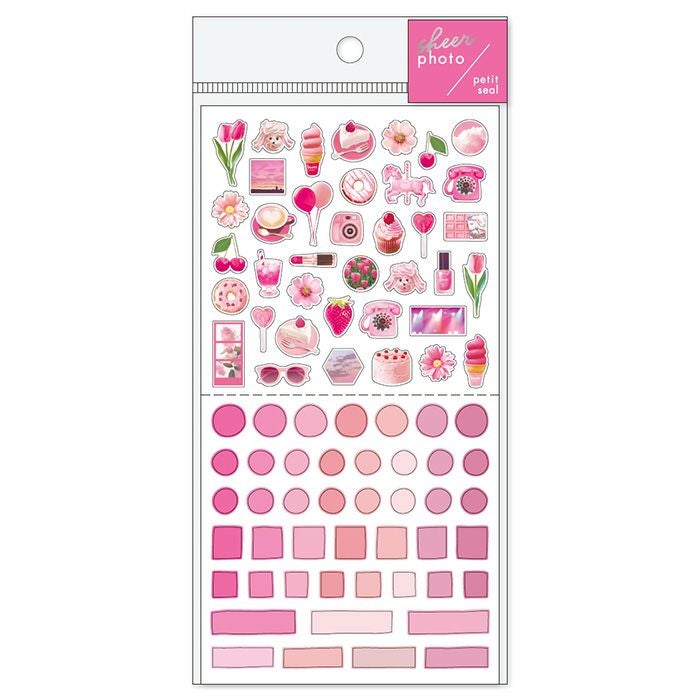 シアー フォト プチシール 81148 pink | マインドウェイブオンラインストア