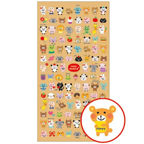 MWシール 71850 プチプチ Lucky Animal☆ | マインドウェイブ