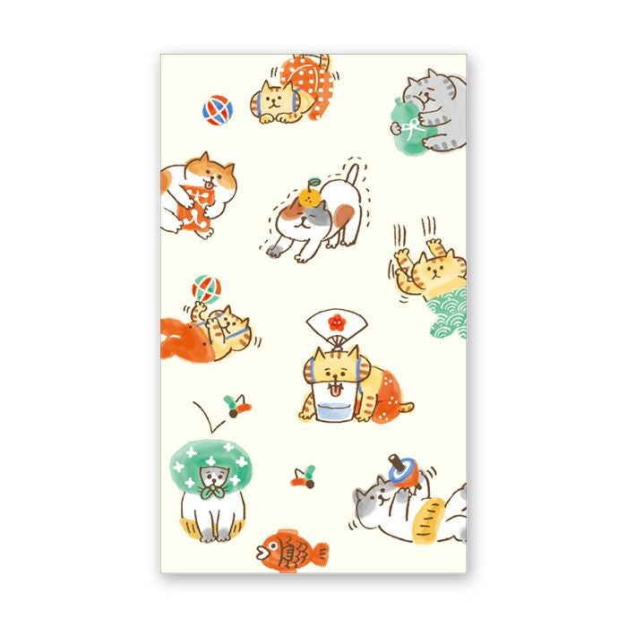 ロフト】ポチ袋 L01487 ごろごろにゃんすけ ねこらしい | マインド