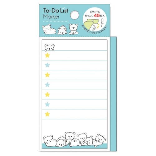 付箋紙 To-Do リストマーカー 38739 しろくま | マインドウェイブ