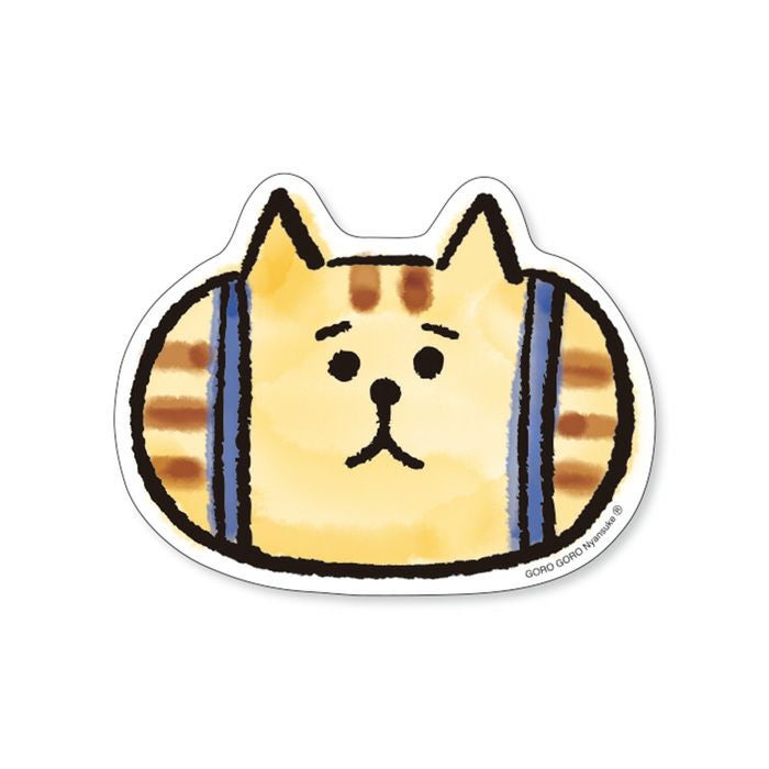 ごろごろにゃんすけ ステッカー 82138 サスペンダーくん フェイス