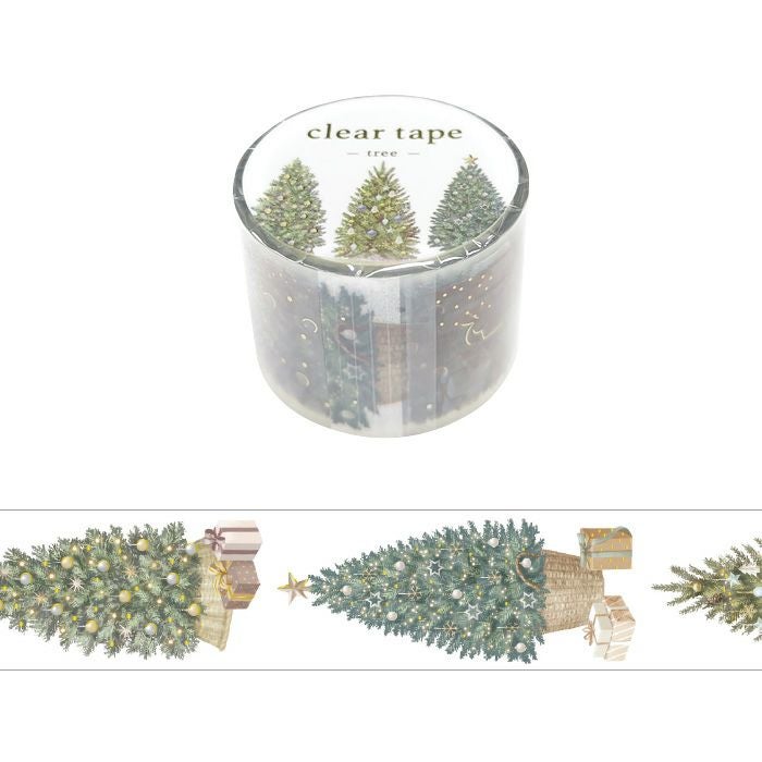 クリアテープ 箔押し 30mm幅 95328 tree | マインドウェイブオンライン