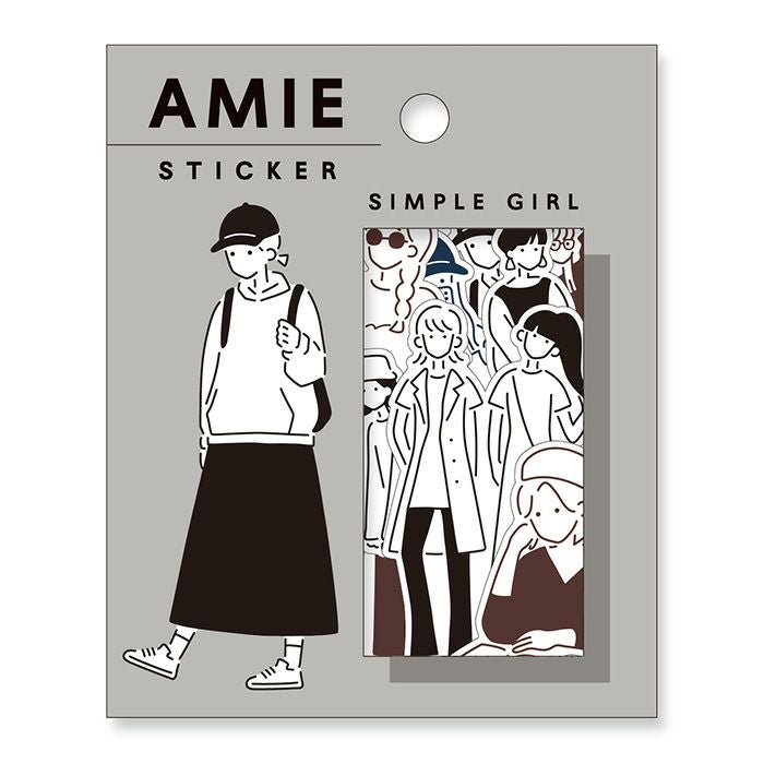 アミ ステッカー 81140 simple girl | マインドウェイブオンラインストア