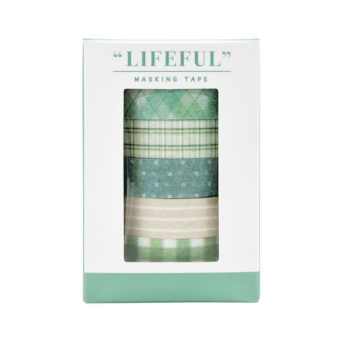 ライフフル マスキングテープ ボックスセット 95175 green life