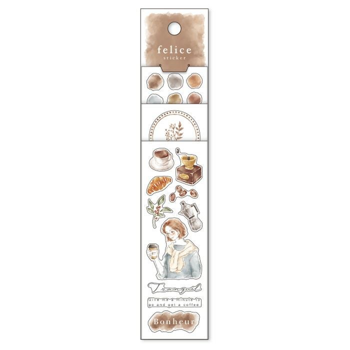 フェリーチェ ステッカー 81535 coffee | マインドウェイブオンライン