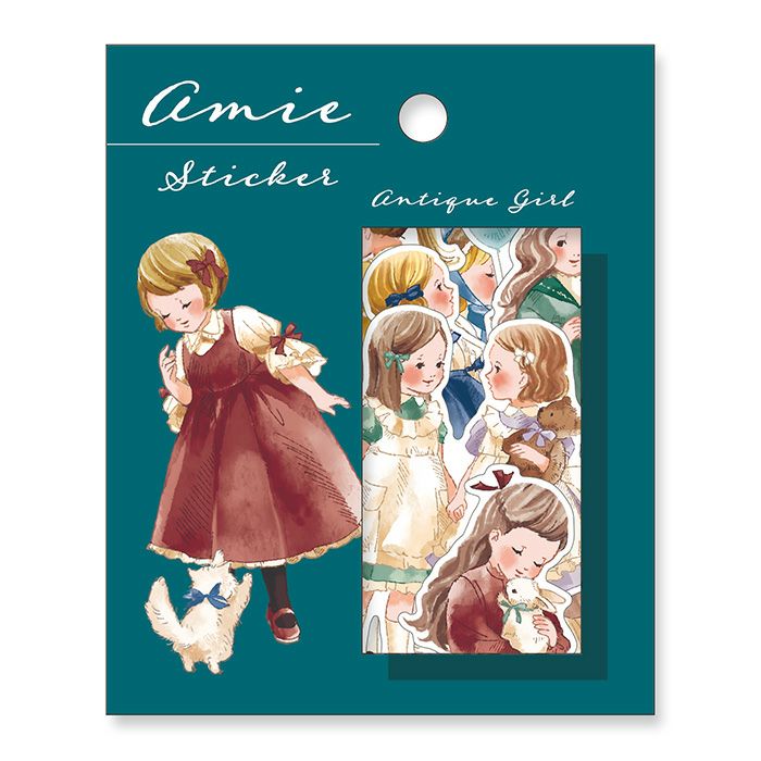 アミ ステッカー 81137 antique girl | マインドウェイブオンラインストア