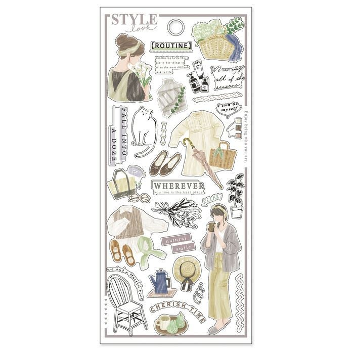 スタイルルックステッカー Home Day | マインドウェイブオンラインストア
