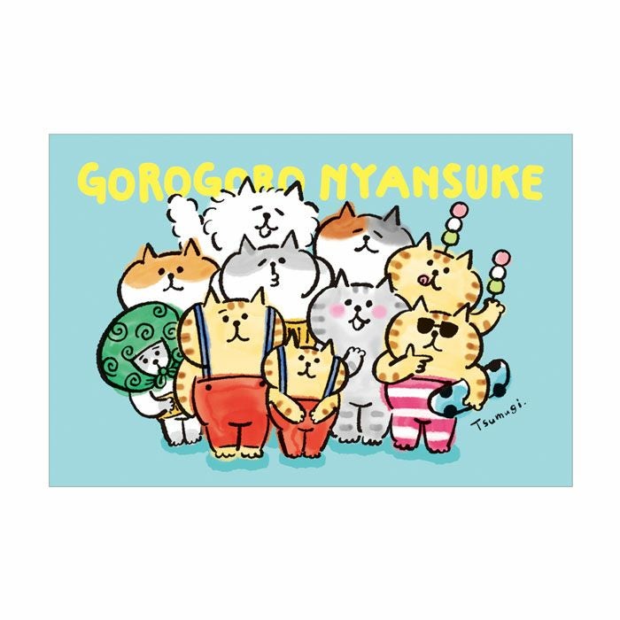 オンラインストア＆催事限定 ポストカード ごろごろにゃんすけ2