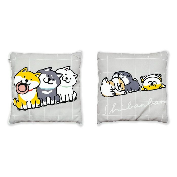オンラインストア＆催事限定 ブランケットになるクッション しばんばん