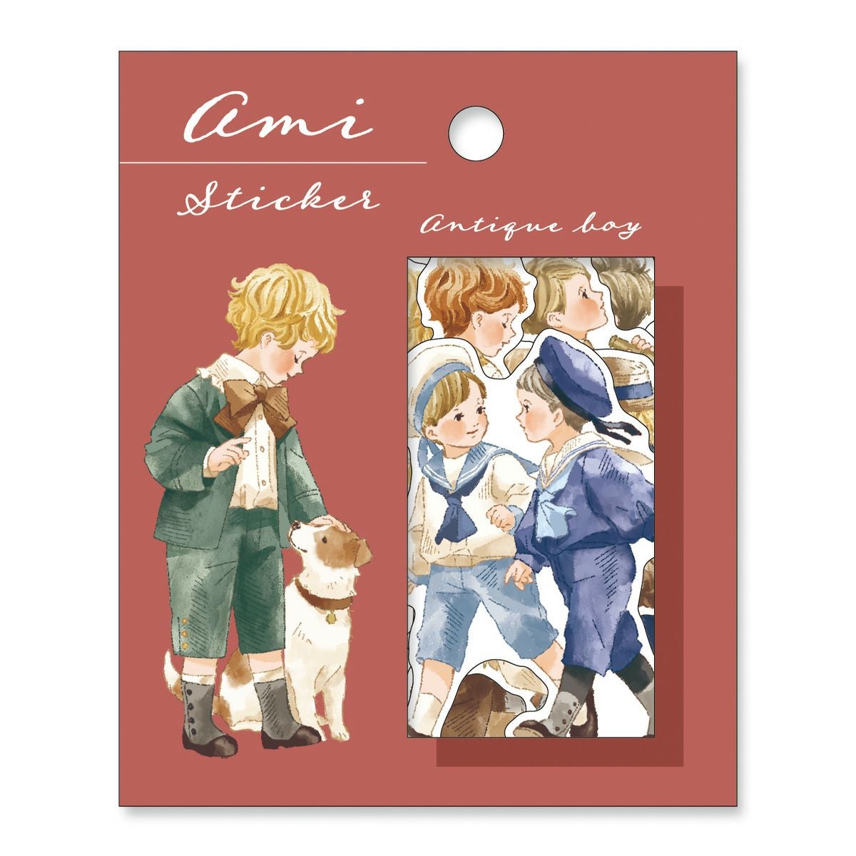アミ ステッカー antique boy | マインドウェイブオンラインストア