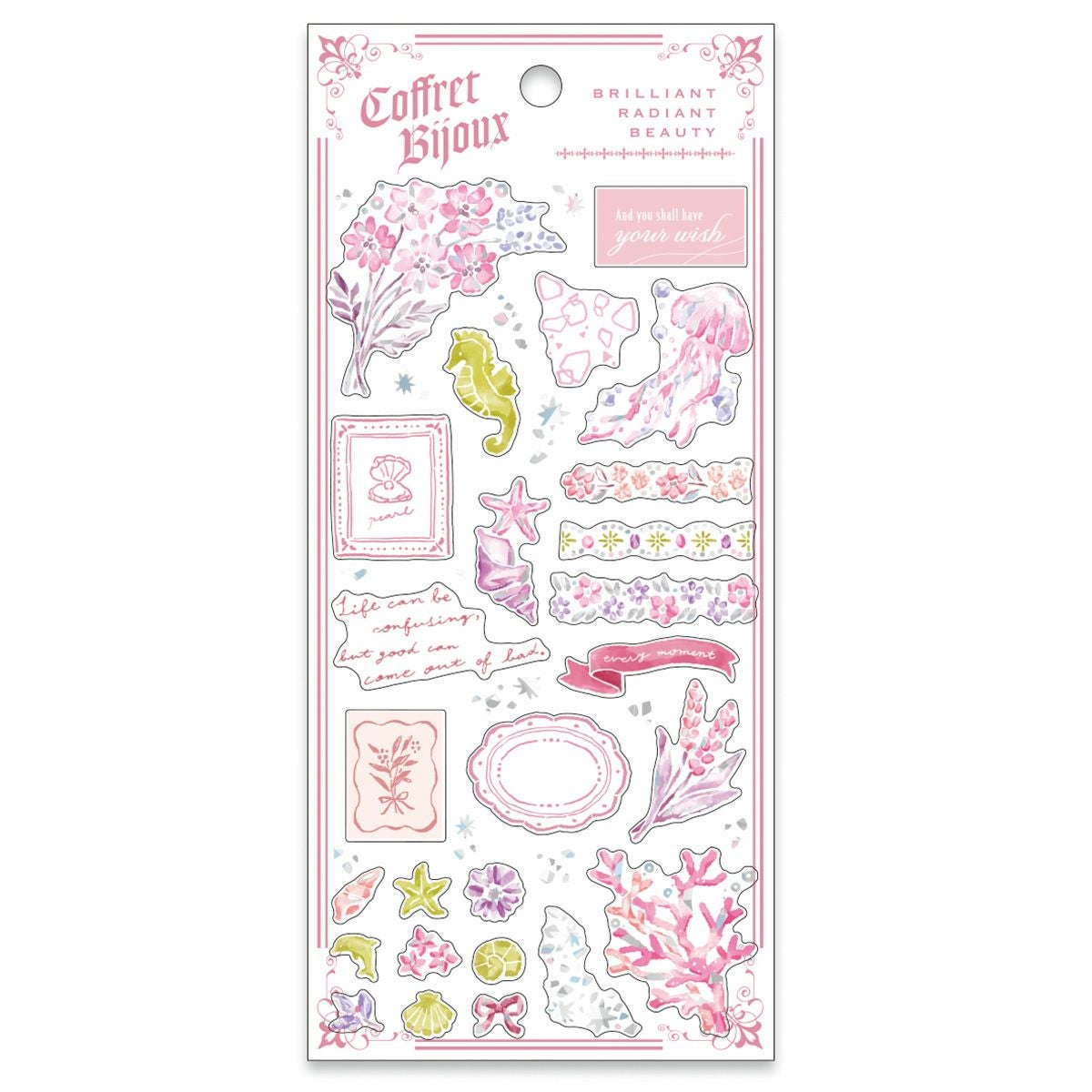 コフレビジューステッカー pink | マインドウェイブオンラインストア