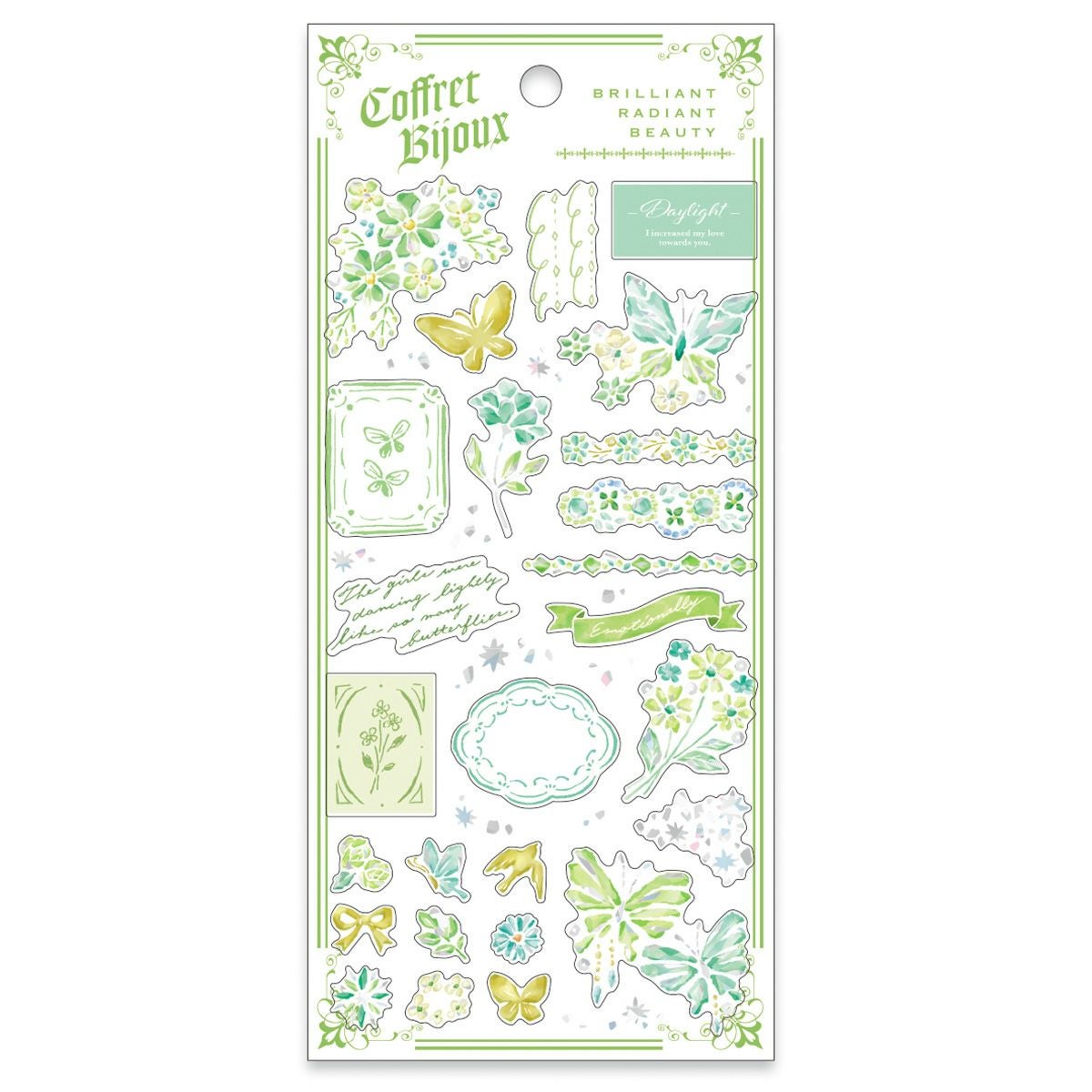 コフレビジューステッカー green | マインドウェイブオンラインストア