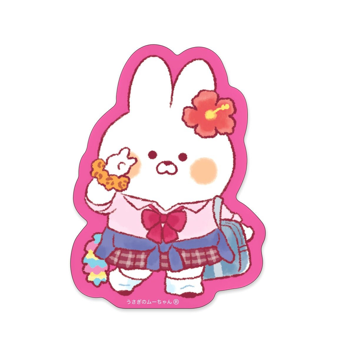 オンラインストア限定 月替わりステッカー 9月 うさぎのムーちゃん