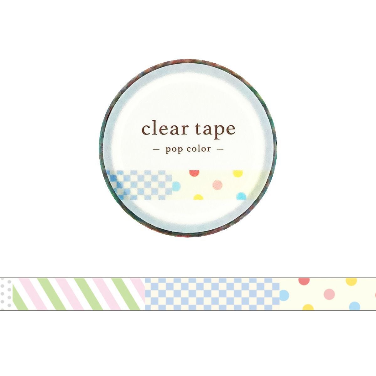 クリアテープ 7mm幅 pop color パターン | マインドウェイブオンライン