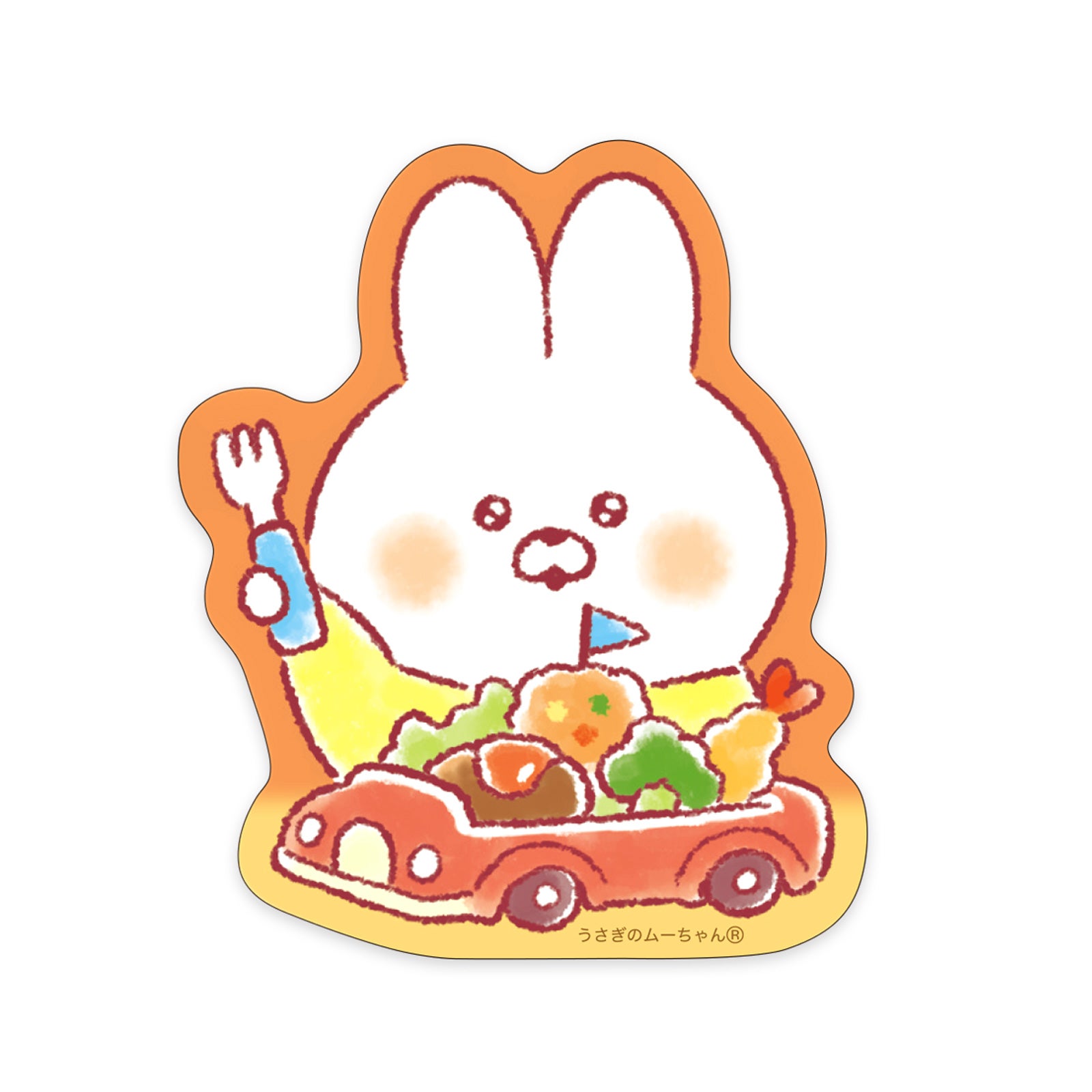 オンラインストア限定 月替わりステッカー 5月 うさぎのムーちゃん